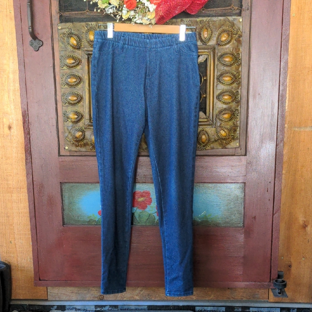 Faded Glory Blue Sweatpants Relaxed Fit Joggers